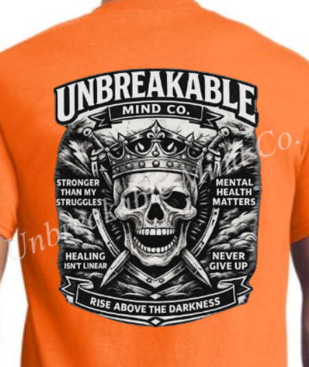 Unbreakable Mind Co. - Large Front Graphic White   - Ultra Cotton T-shirt