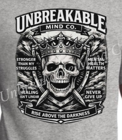 Unbreakable Mind Co. - Large Front Graphic White   - Ultra Cotton T-shirt