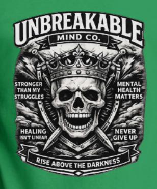 Unbreakable Mind Co. - Large Front Graphic White   - Ultra Cotton T-shirt