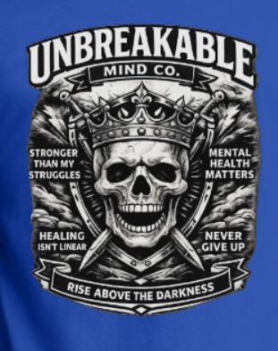 Unbreakable Mind Co. - Large Front Graphic White   - Ultra Cotton T-shirt