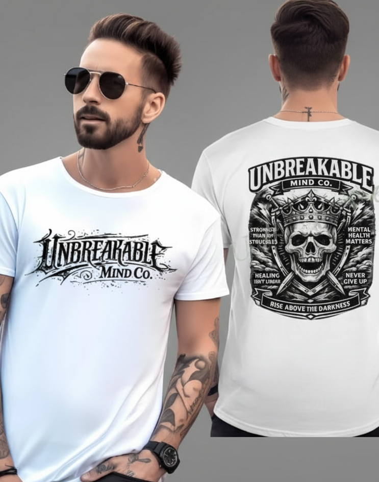 Unbreakable Mind Co. - Large Front Graphic - Ultra cotton T-shirt