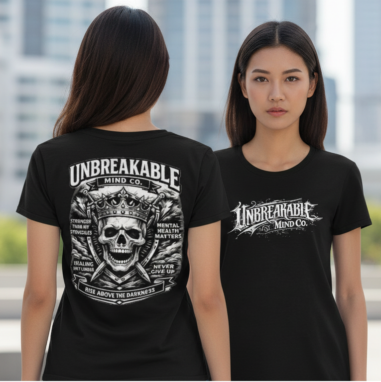 Unbreakable Mind Co. - Large Front Graphic white - Women's Fit T-shirt