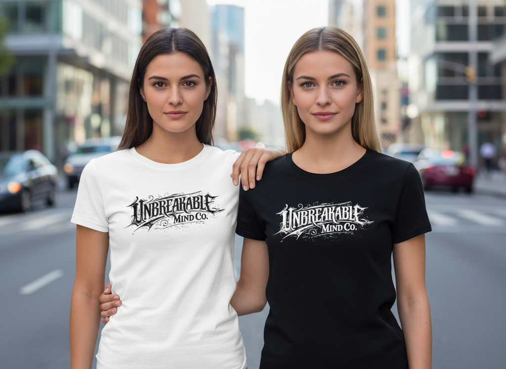 Unbreakable Mind Co. - Large Front Graphic white - Women's Fit T-shirt